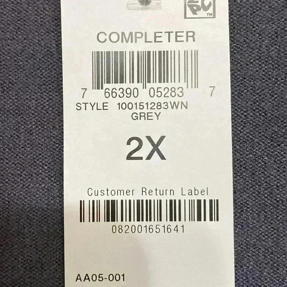 NWT STYLE & CO WOMENS SIZE 2X OPEN FRONT LIGHTWEIGHT SWEATER DUSTER GRAY BLACK - Picture 5 of 9